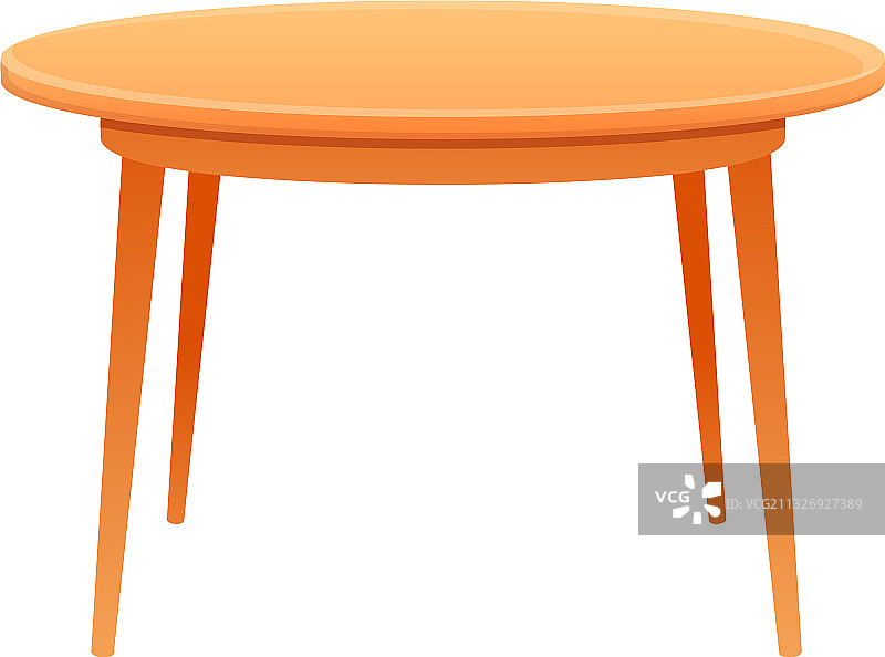 房间桌子图标卡通风格图片素材