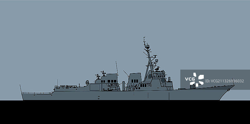 阿利·伯克级导弹驱逐舰图片素材