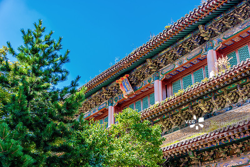 中国山西忻州五台山塔院寺图片素材