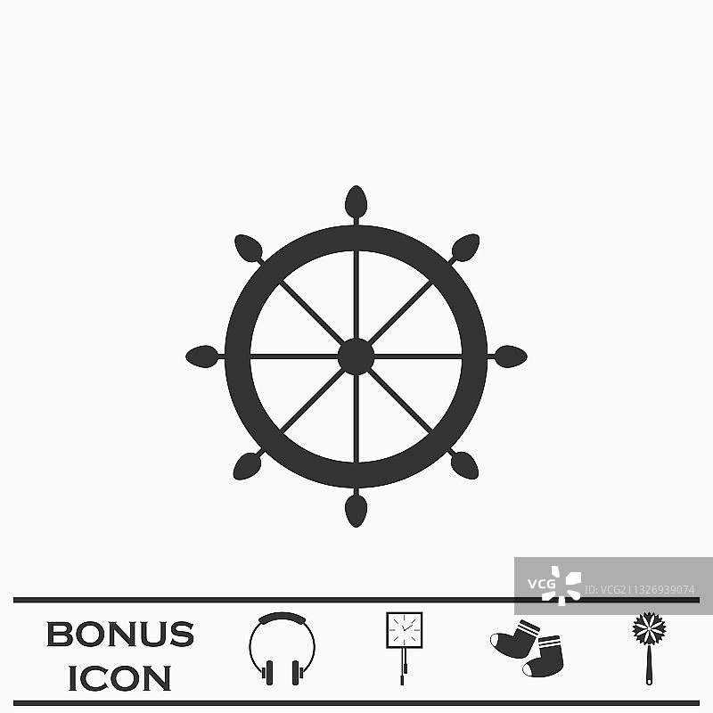 扁平风格头盔图标图片素材