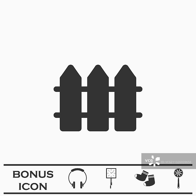 扁平栅栏图标图片素材