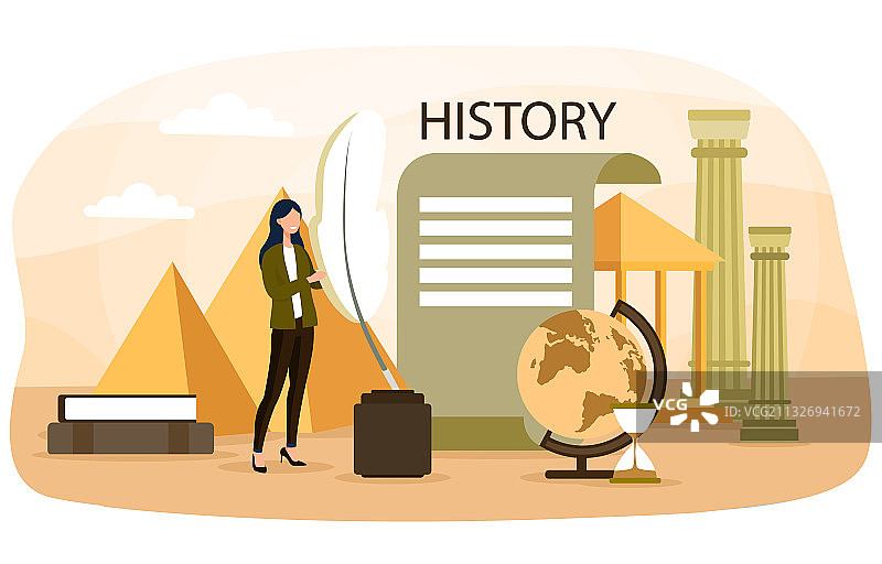 历史科学概念图片素材