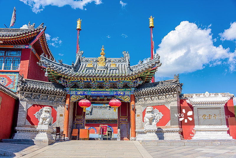 中国山西忻州五台山十方堂图片素材