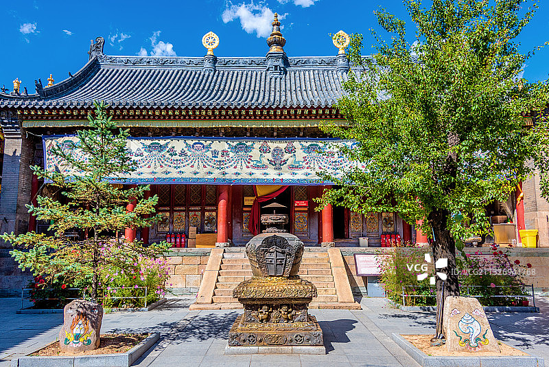 中国山西忻州五台山十方堂图片素材