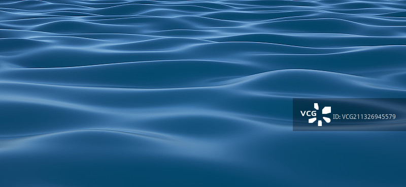 蓝色宁静水面湖面图片素材