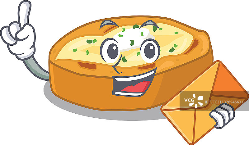 快乐的烤土豆吉祥物设计理念图片素材