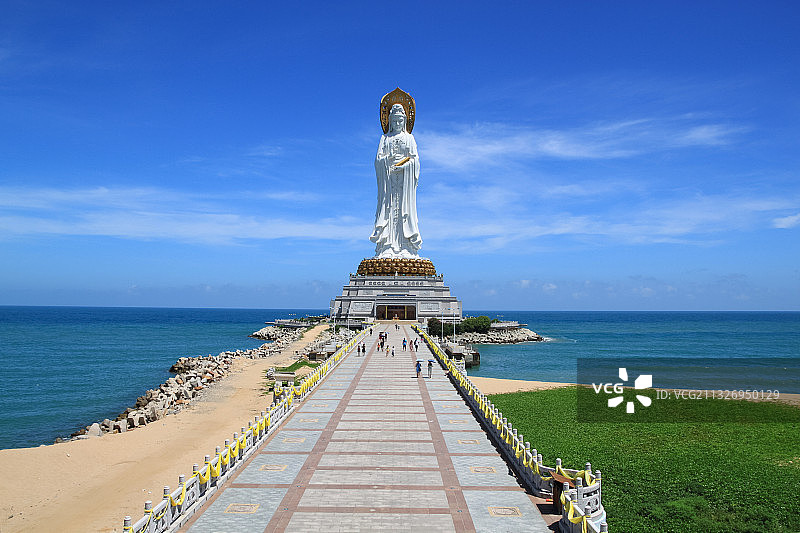 海南南海观音图片素材