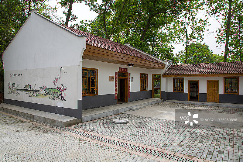 湖北襄阳农家小院弟子规传统文化图片素材