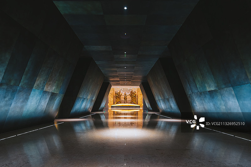 河南博物院室内空间图片素材