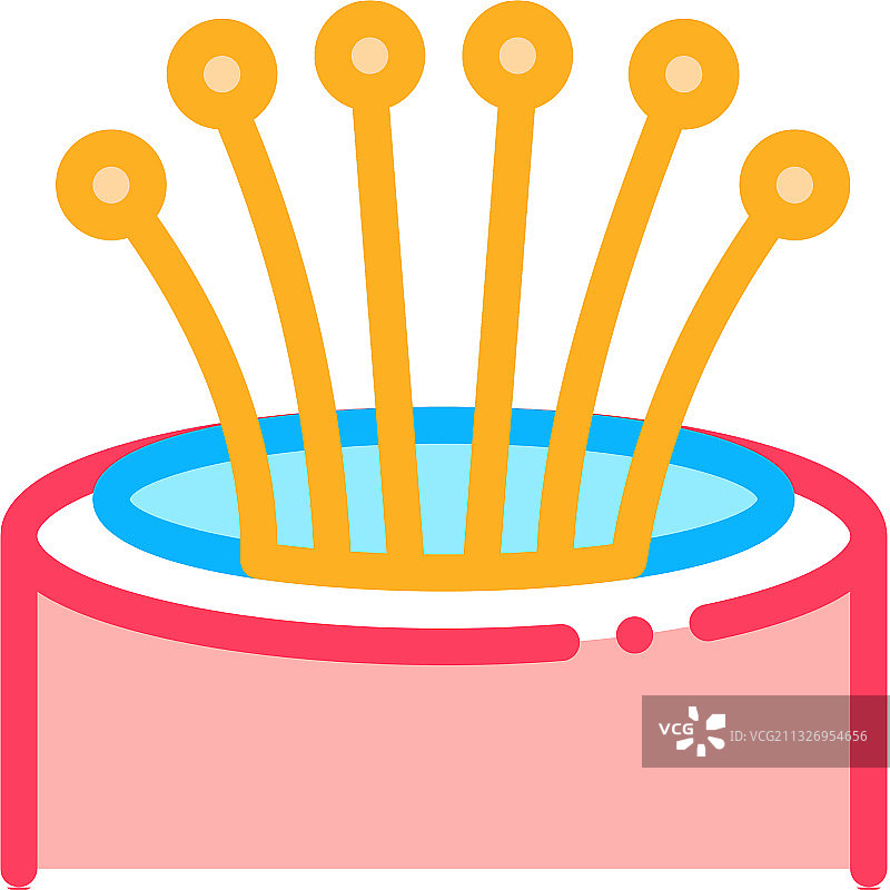 光纤线缆颜色图标图片素材