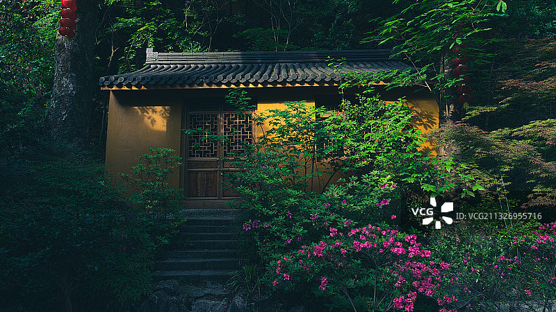 寺院一隅图片素材