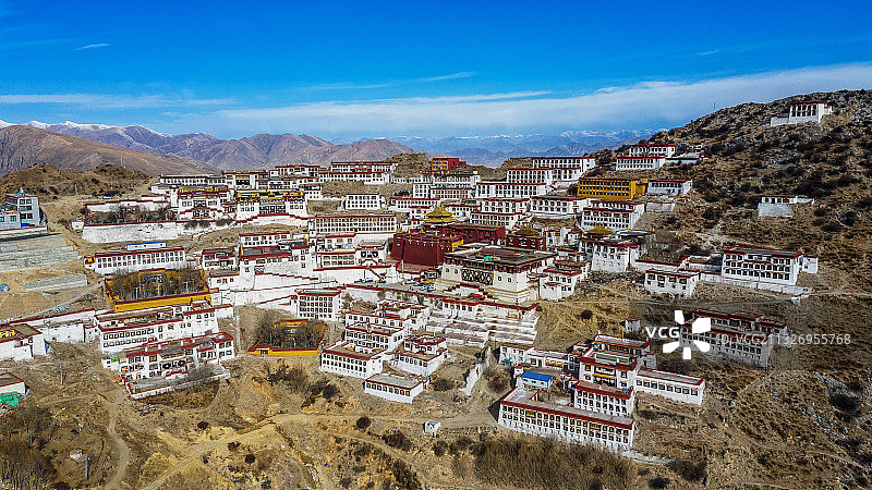 甘丹寺图片素材