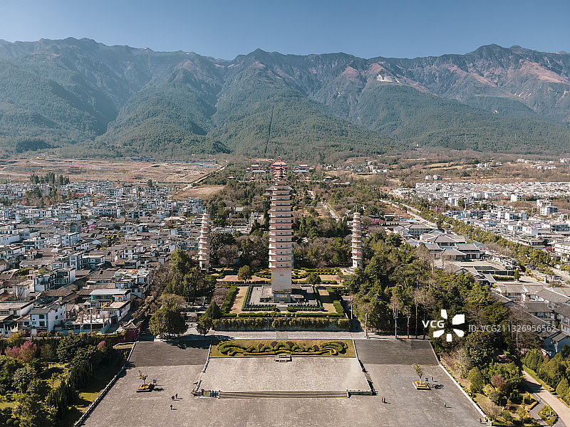 大理·崇圣三塔图片素材