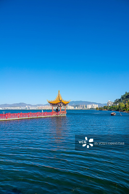 大理海心亭图片素材