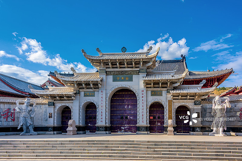 中国山西忻州五台山普寿寺图片素材
