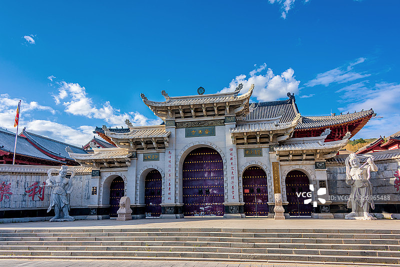 中国山西忻州五台山普寿寺图片素材