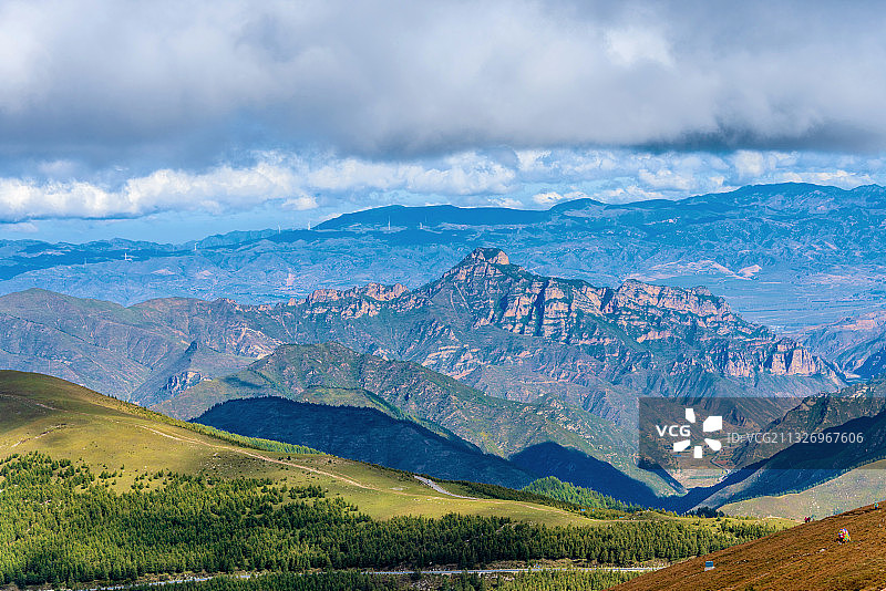 中国山西忻州五台山东台山景风光图片素材