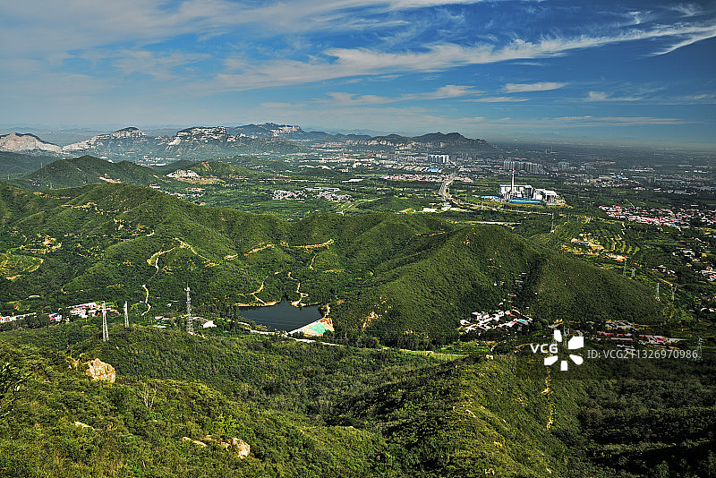 河北省石家庄市鹿泉区西山森林公园图片素材
