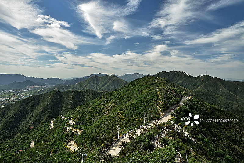 河北省石家庄市鹿泉区西山森林公园图片素材