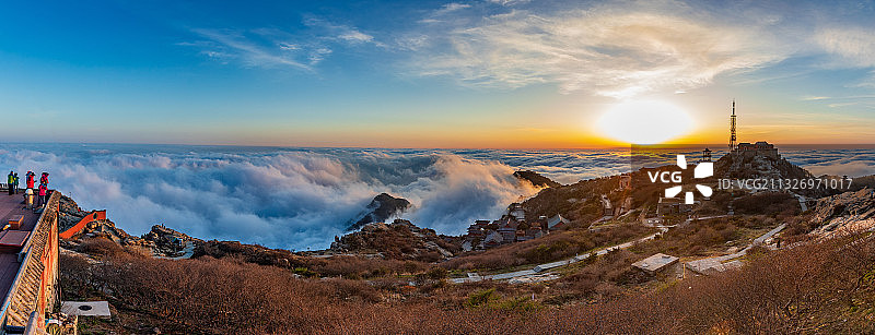 中华泰山四大奇观---云海图片素材