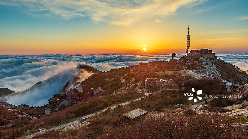 中华泰山四大奇观---云海图片素材