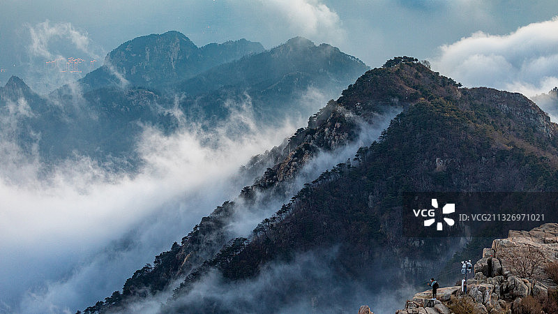 中华泰山四大奇观---云海图片素材