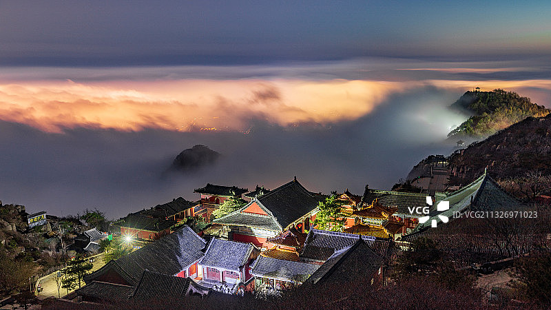 中华泰山四大奇观---云海图片素材