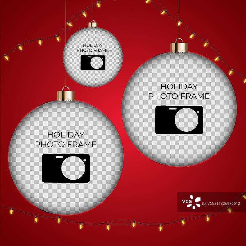 圣诞节节日相框模板图片素材