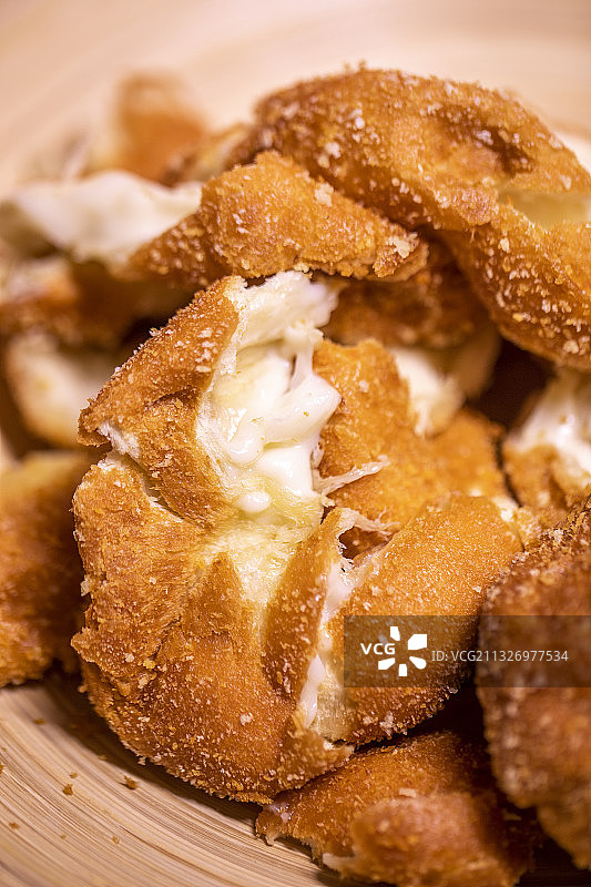 网红爆浆麻花图片素材