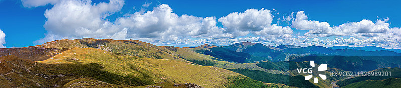 中国山西忻州五台山全景风光图片素材