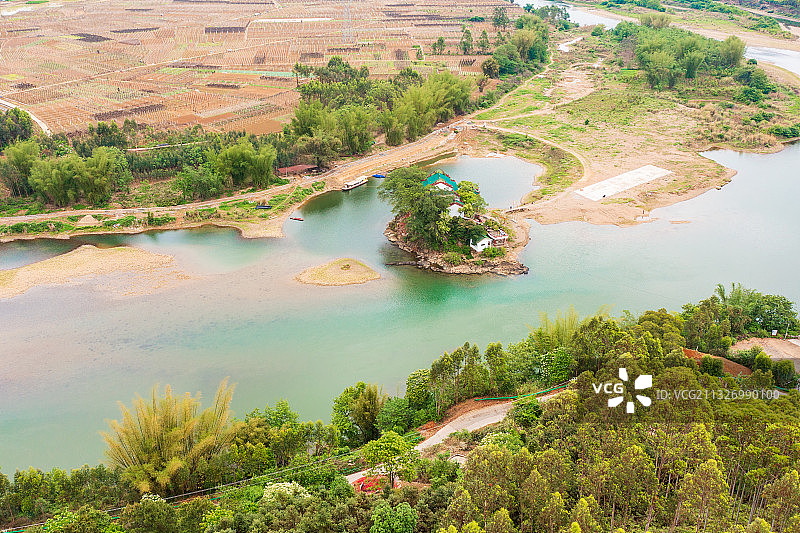 广西贺州贺江浮山风景区图片素材