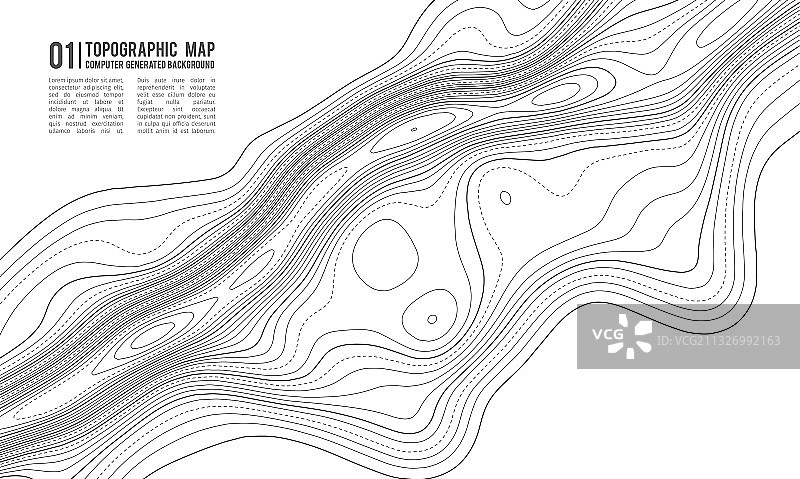灰色轮廓地形地理图片素材