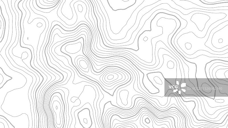 灰色轮廓地形地理图片素材