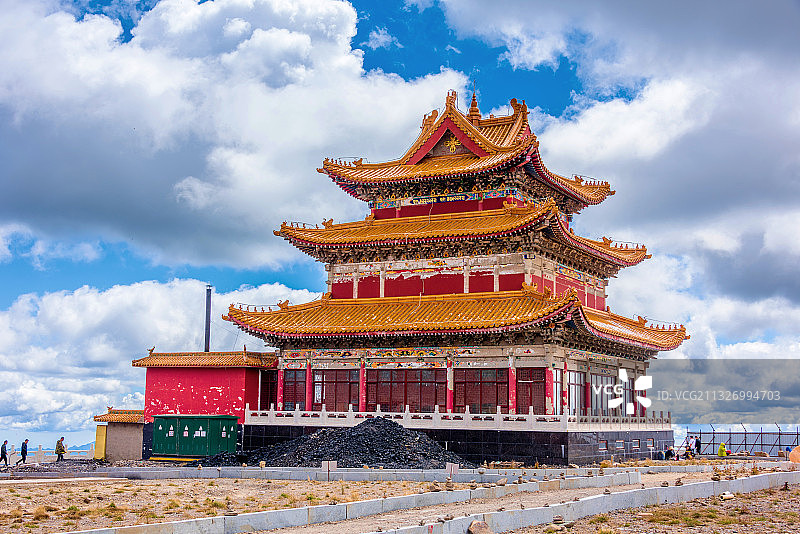 中国山西忻州五台山中台演教寺图片素材