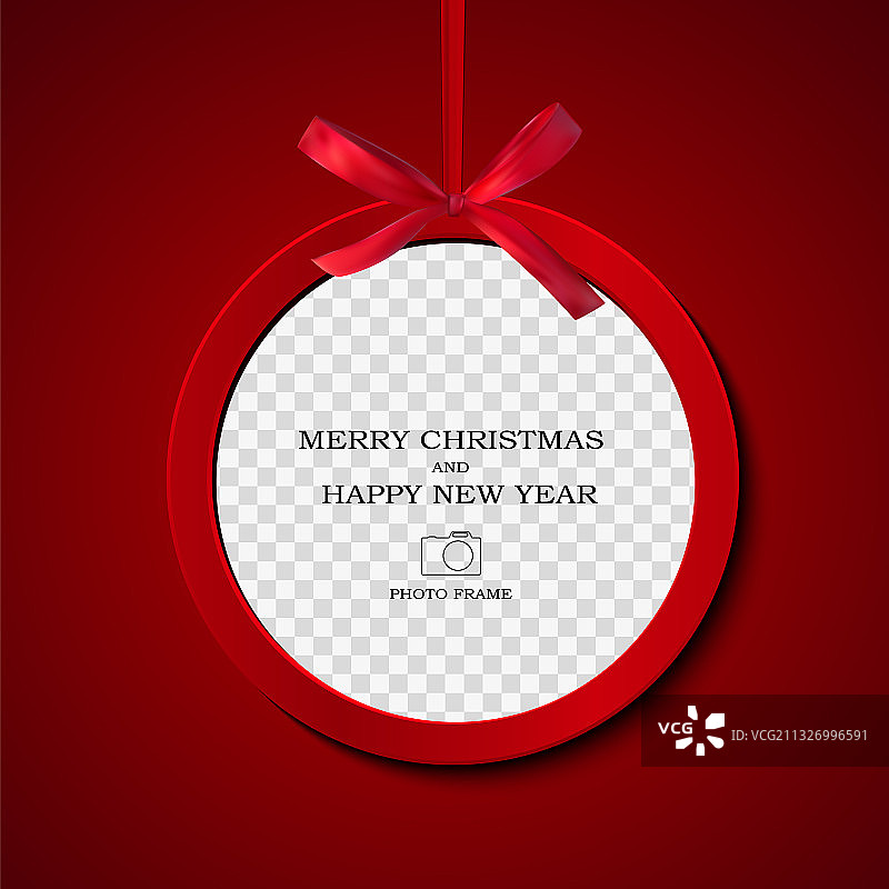 圣诞快乐新年好相框图片素材
