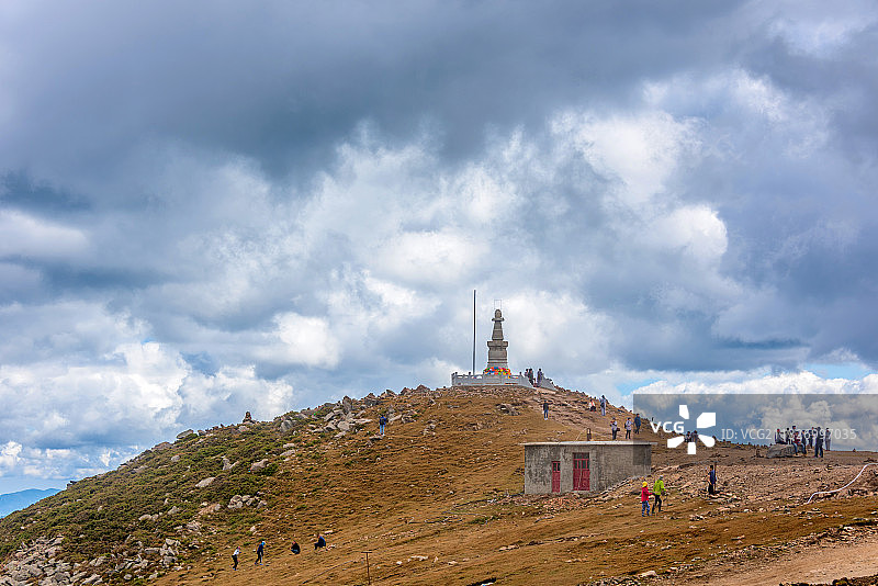 中国山西忻州五台山西台法雷寺图片素材