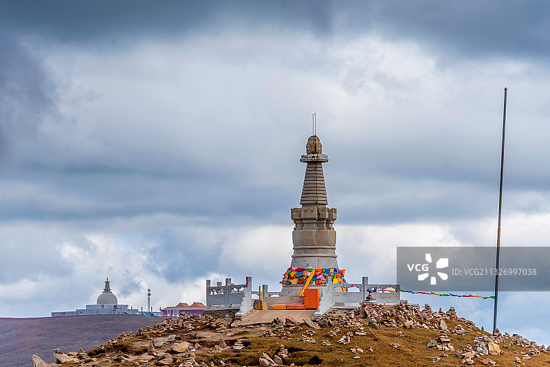 中国山西忻州五台山西台法雷寺图片素材