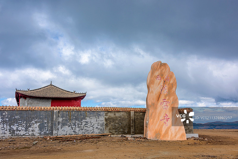中国山西忻州五台山西台法雷寺图片素材