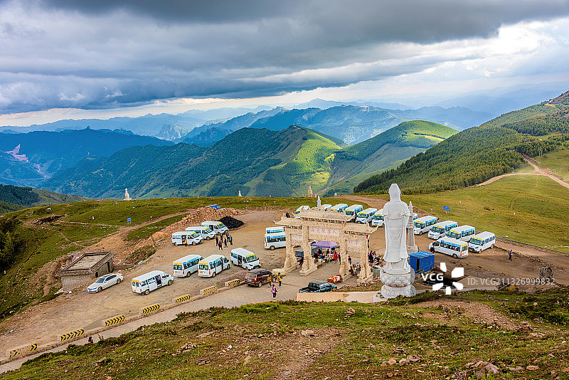 中国山西忻州五台山南台普济寺图片素材