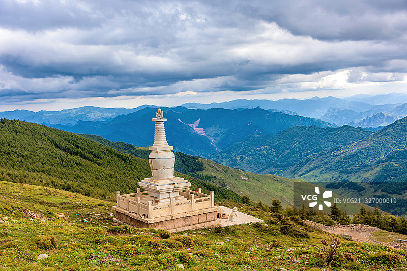 中国山西忻州五台山南台普济寺图片素材