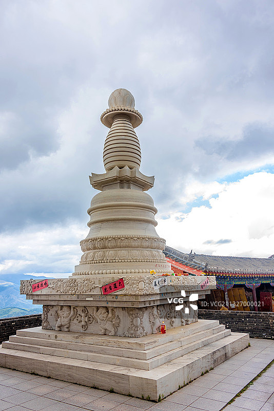 中国山西忻州五台山南台普济寺图片素材