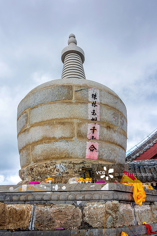 中国山西忻州五台山南台普济寺图片素材
