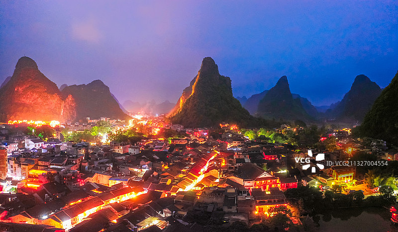 广西贺州黄姚古镇图片素材