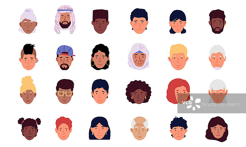 用户头像卡通人物现代图标图片素材