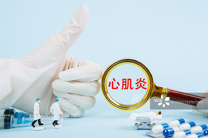 医疗概念：心肌炎图片素材