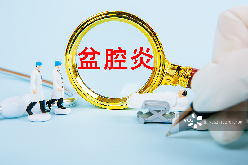 医疗概念：盆腔炎图片素材