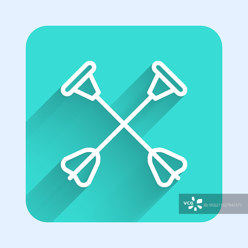 白色线条吸盘箭头图标图片素材