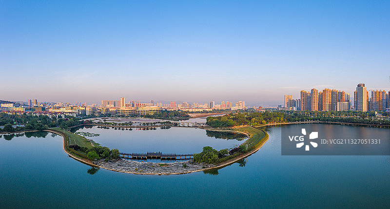 云南省玉溪市玉湖早晨图片素材