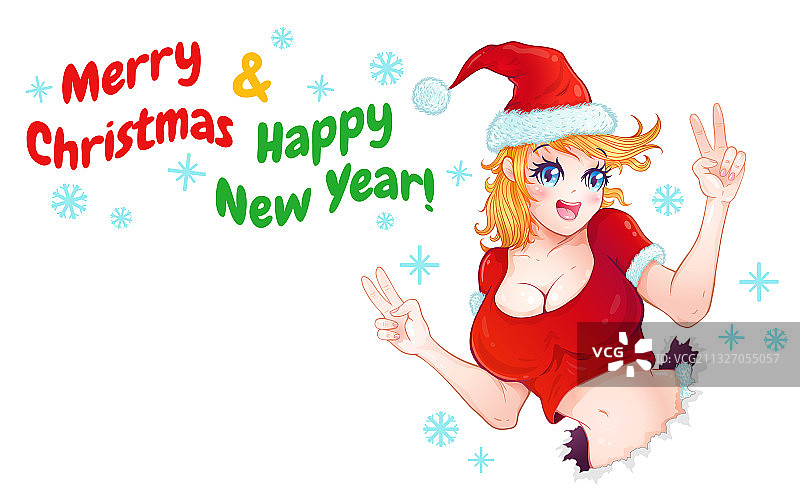 圣诞女孩图片素材