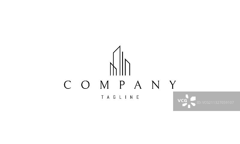 具有抽象图像的logo图片素材